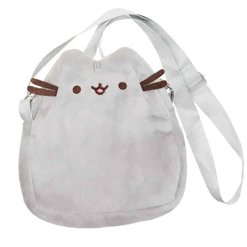 Cute Pusheen Style Cat Backpack Adjustable Toddler Bag Multi-Purpose Crossbody Shoulder Bag 1005012323366845