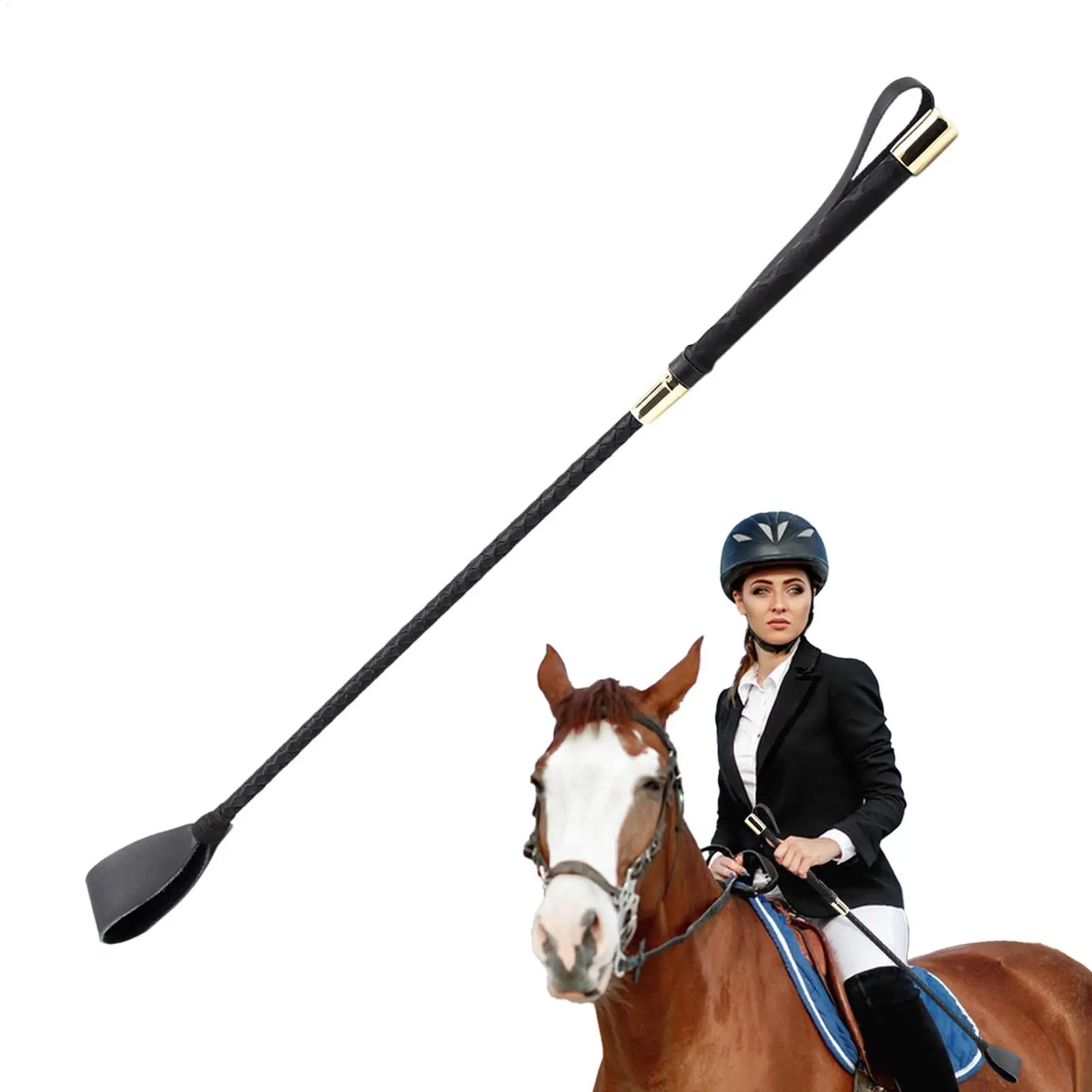 Riding Crop 30/45/54/60CM Training Whip with Anti-Slip Grip Durable Slapper Horse Rope Racing Tool 1005012323795268