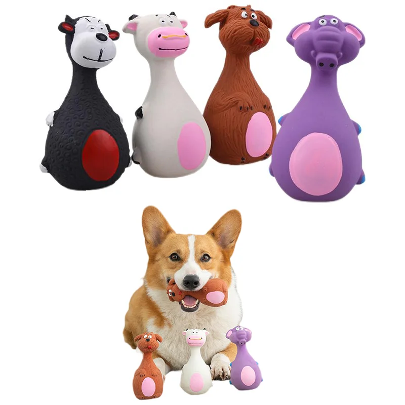Pet Dog Toys Elephant Latex Squeaky Sound Toys Bite-Resistant Puppy Soft Rubber Toy Chew Teeth 1005012325727212