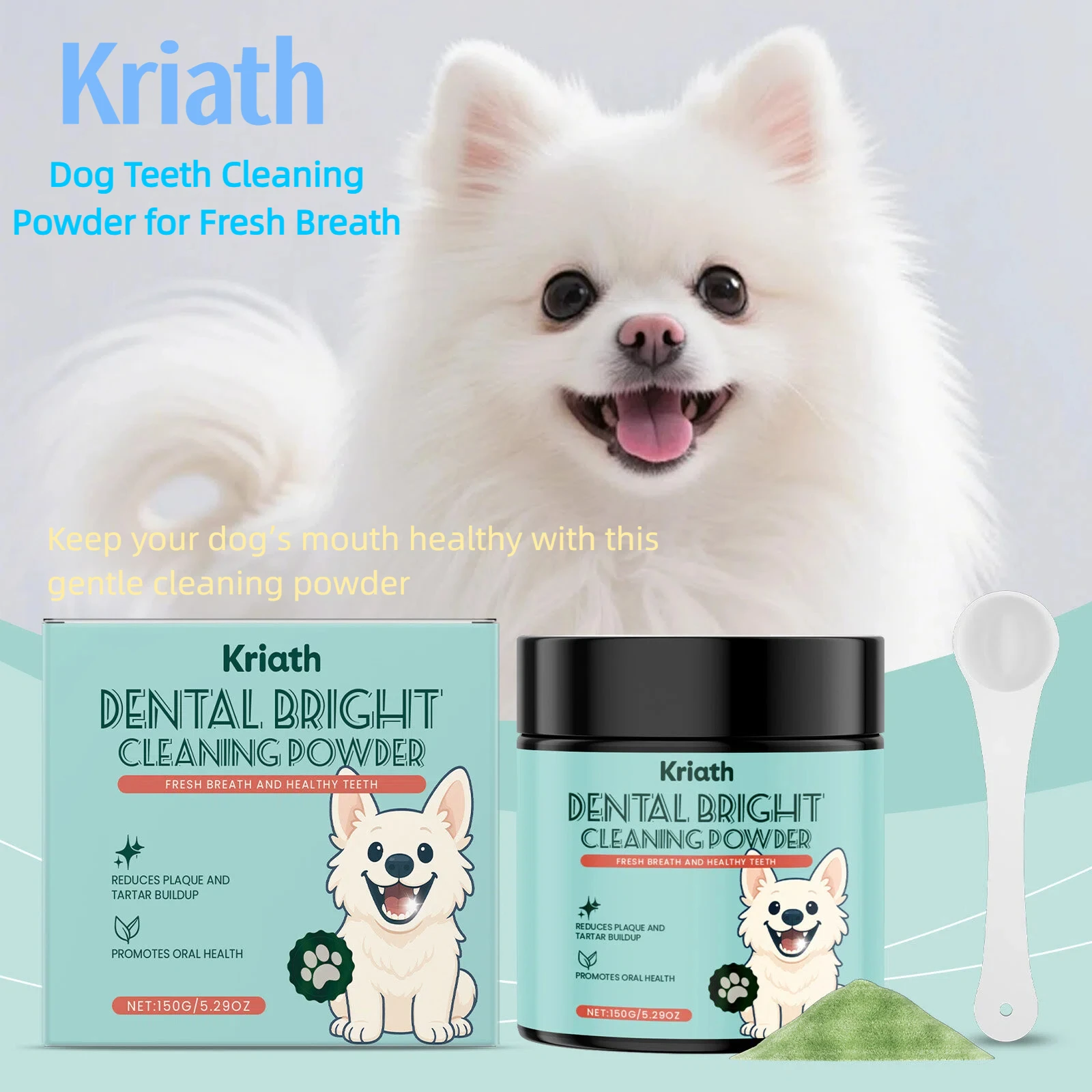 Dog Tooth Cleaning Powder Plaque Tartar Remover Breath Freshener Maintain Dental Health Teeth 1005012329620435