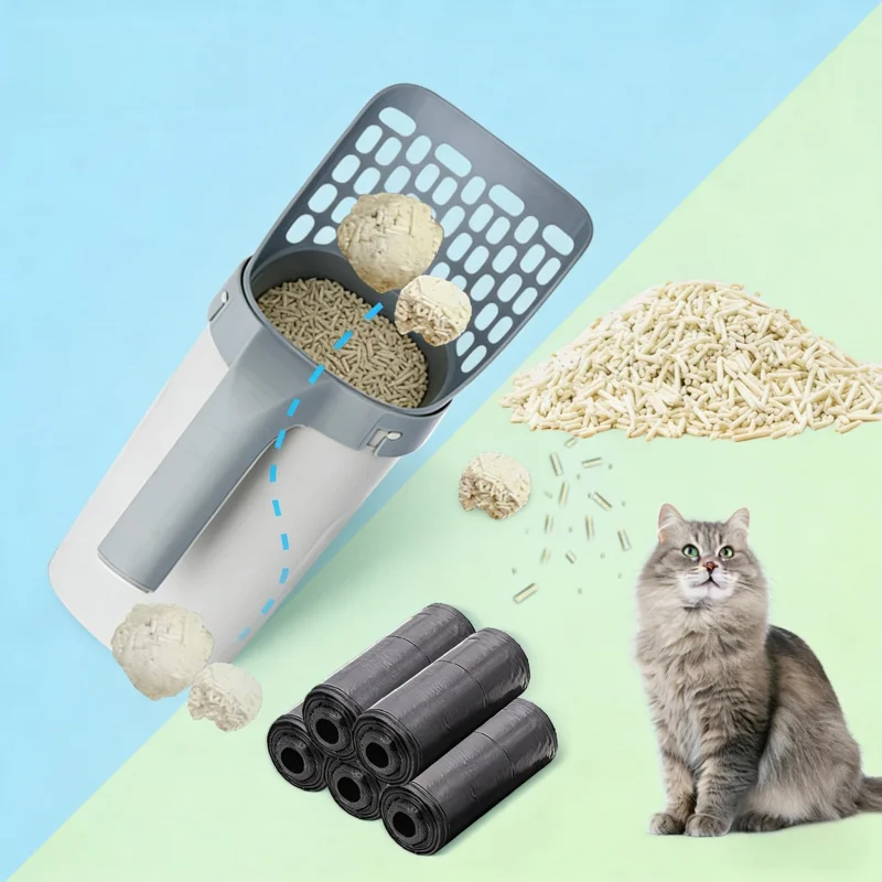 Reusable Cat Litter Scoop Replacement for Box, Toilet Waste Cleaner 1005012331349768