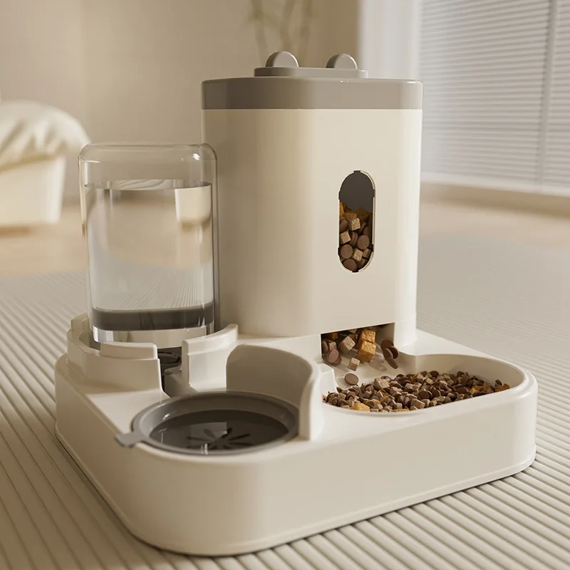 New Model Automatic Cat Feeder Dog Bowl Pet Bowl Cat Dish 2-In-1 Water Dispenser Cat Supplies 1005012336726008