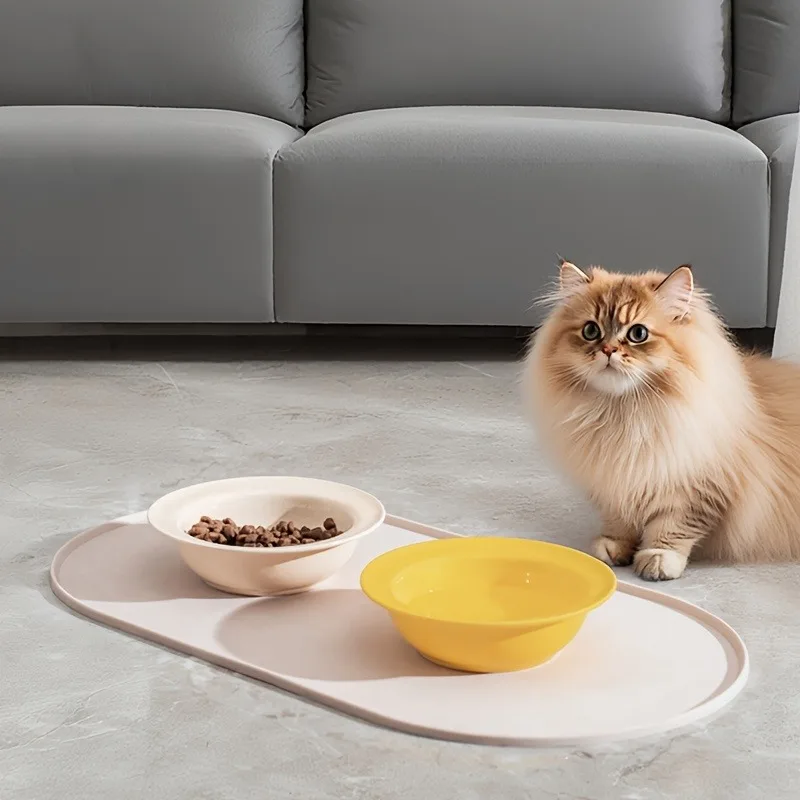 Silicone Pet Feeding Mat, Dog Cat Food Mat, Waterproof Leak-Proof Non-Slip Feeding Mat (1PC) 1005012338584055