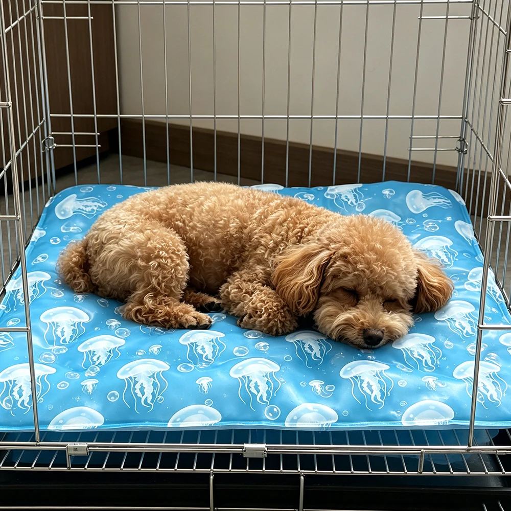 Pet Cooling Mat for Dogs and Cats Air Conditioning Gel Pets Soft Breathable Waterproof 1005012339595949