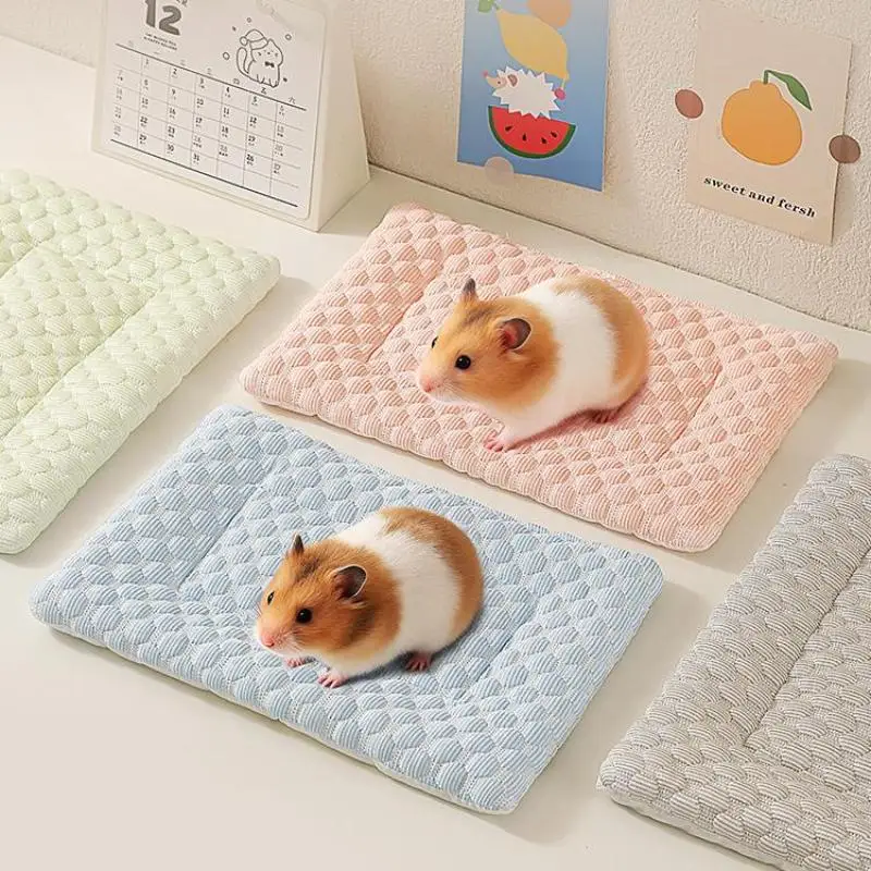 Pet Ice Pad Cool Feeling Mat Breathable Non Slip Summer Dogs Cats Hamsters Small Pets Cool Down 1005012343525982
