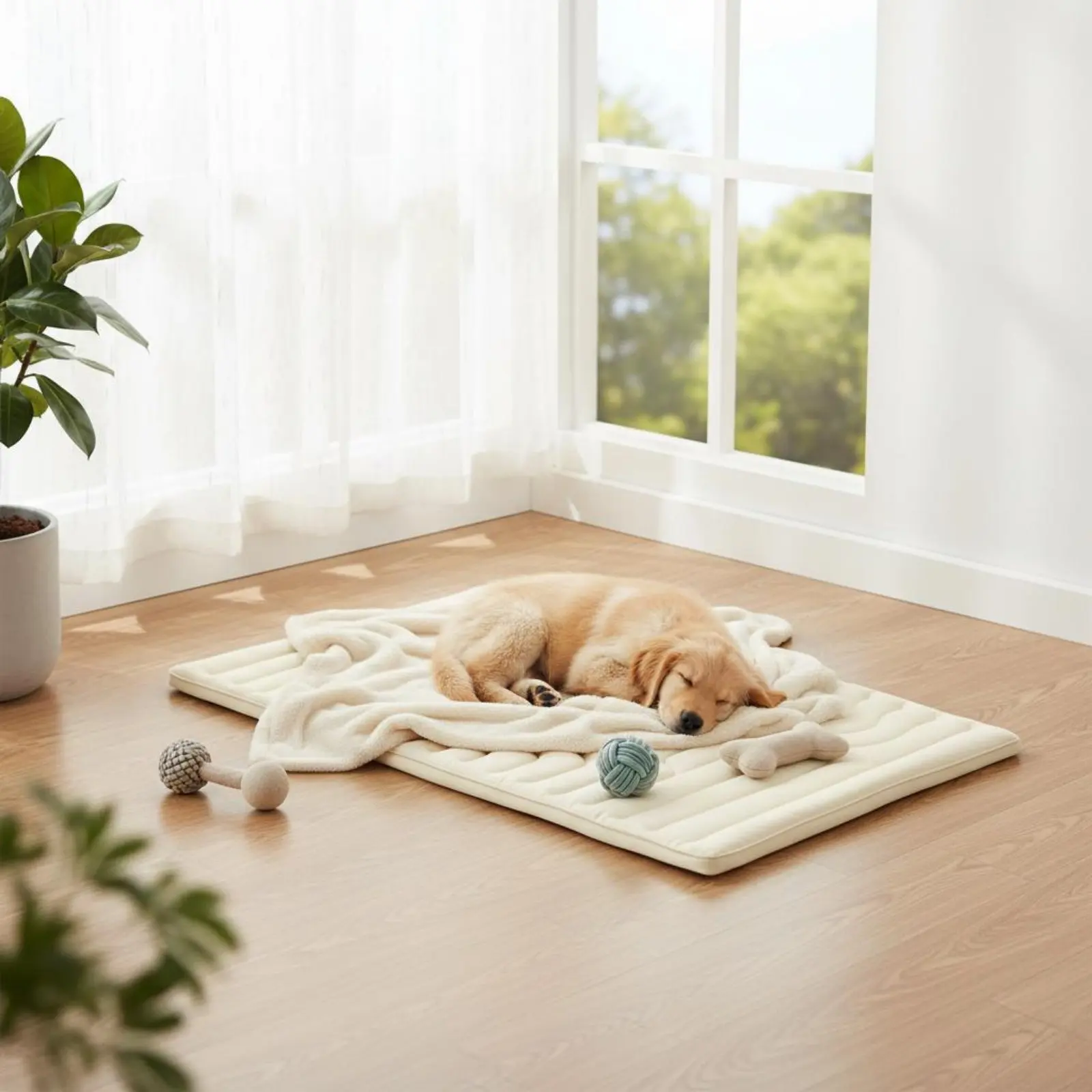 Dog Cooling Mat Heat Relief Summer Cooling Pad Breathable Pet Mat for Dogs, Hot Weather 1005012344415206