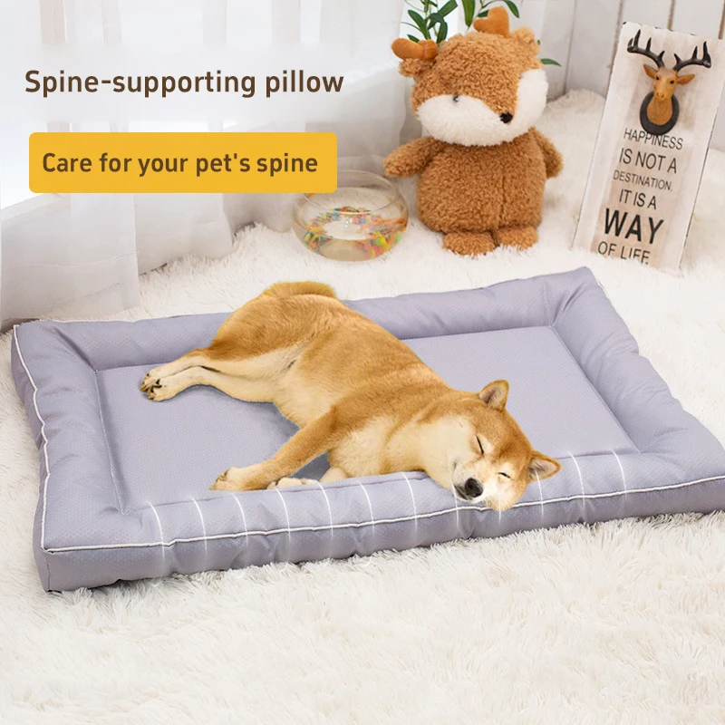 Oxford Cloth Breathable Dog Bed Summer Cooling Pet Pad Soft Comfortable Anti Scratch Wear-Resistant 1005012344909708