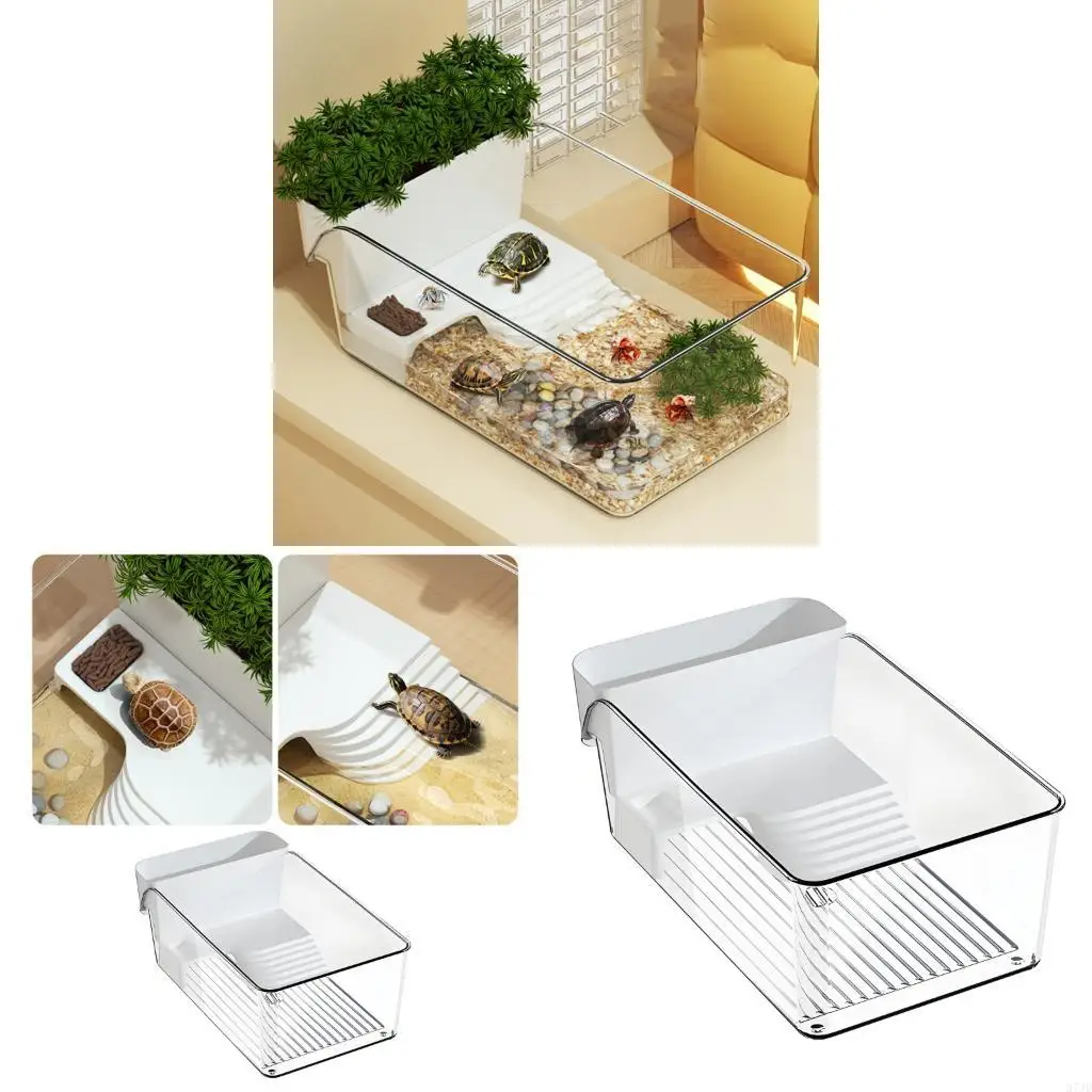 Compacts Transparents Reptiles Enclosure Durability Crawling Pet Feeding Box for Geckos Turtles 1005012346052628