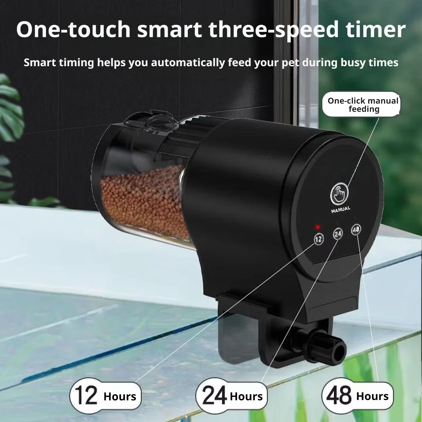 Automatic Fish Food Dispenser for Aquariums, Aquarium Feeder, Smart Timed Feeder 1005012348366923