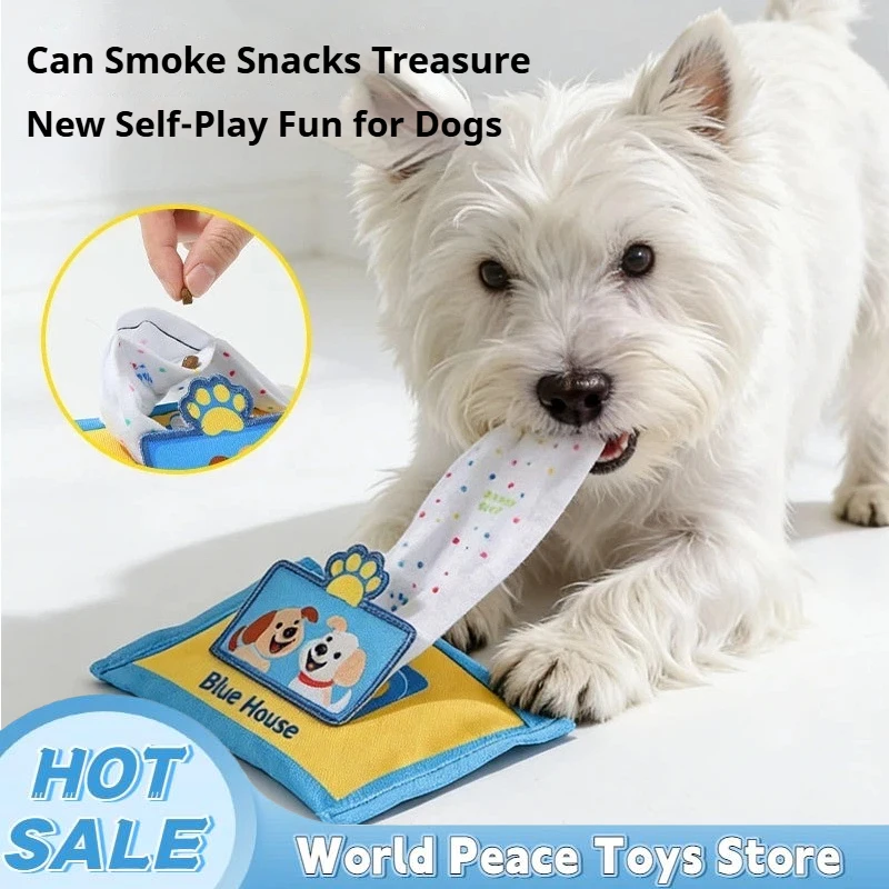 Dog Sniffing Chew Toys Simulation Paper Towel Drawing Box Hiding Puzzle Bite Resistant Consume 1005012350629984