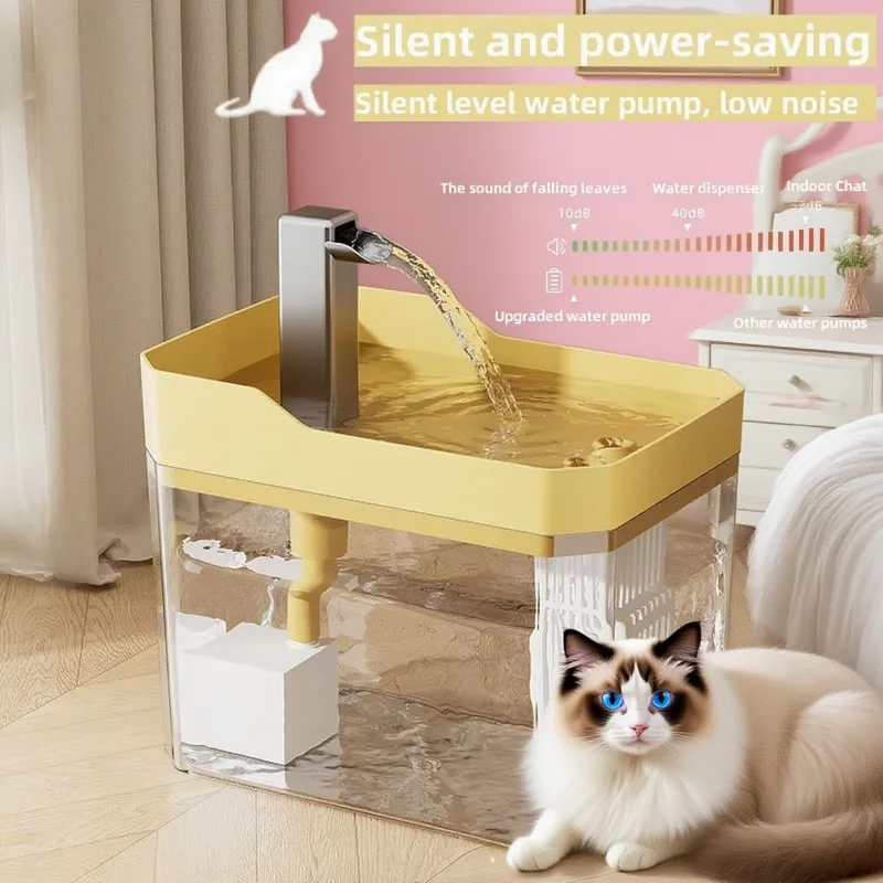 Cat Water Fountain Auto Filter USB Pet Drinking Dispenser Live Water Circulation Quiet Automatic 1005012353124556
