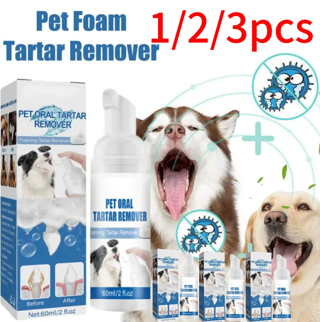 Pet Dental Tartar Remover Oral Spray for Cat Dogs Teeth Cleaning Foaming Care Spray 1005012353391665