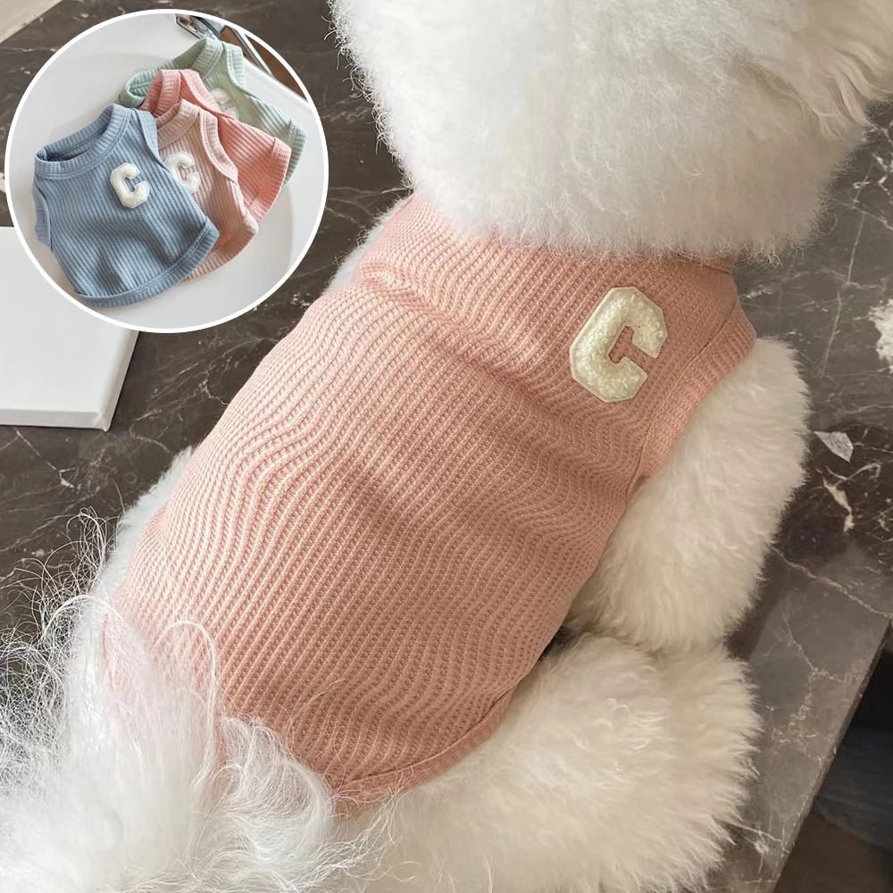 Summer Cool Cute Dog Vest for Puppy Breathable Small Cat T-Shirt Costume Bulldog Outdoor Clothes 1005012359351463