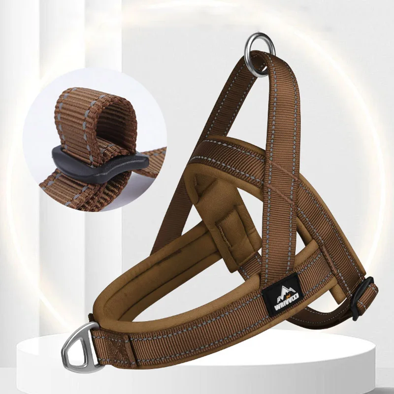 Escape-Proof Tactical Dog Harness with Soft Padded Durable Adjustable No Pull Easy Walking Training 1005012360413297
