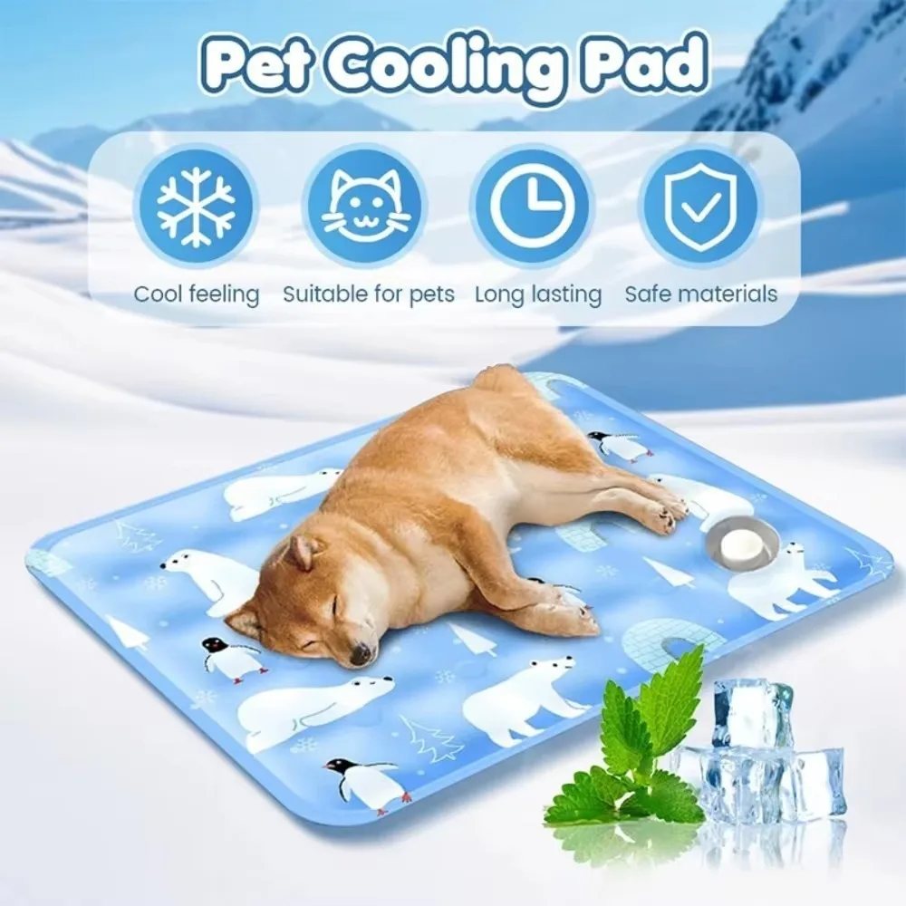 Floor Mat Cool Pet Cooling Ice Gel Self Added Water Dog Cold Bed Portable Durable Cushion for Small 1005012361389517