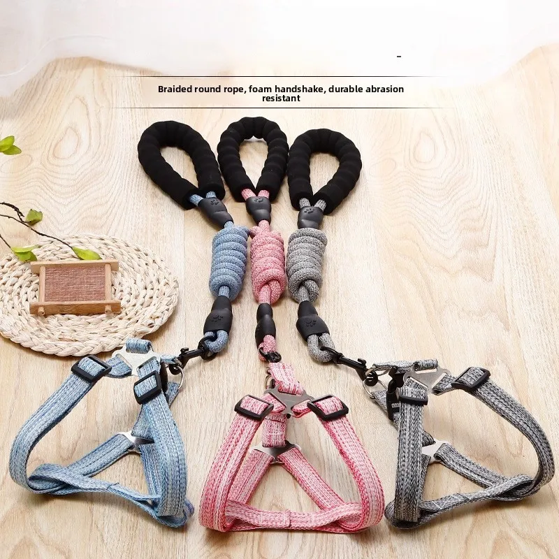 Dog Leash, Retractable Harness, Dog Walking Rope, Medium, Small Dog Chains, Collars, Pet Supplies 1005012363683231