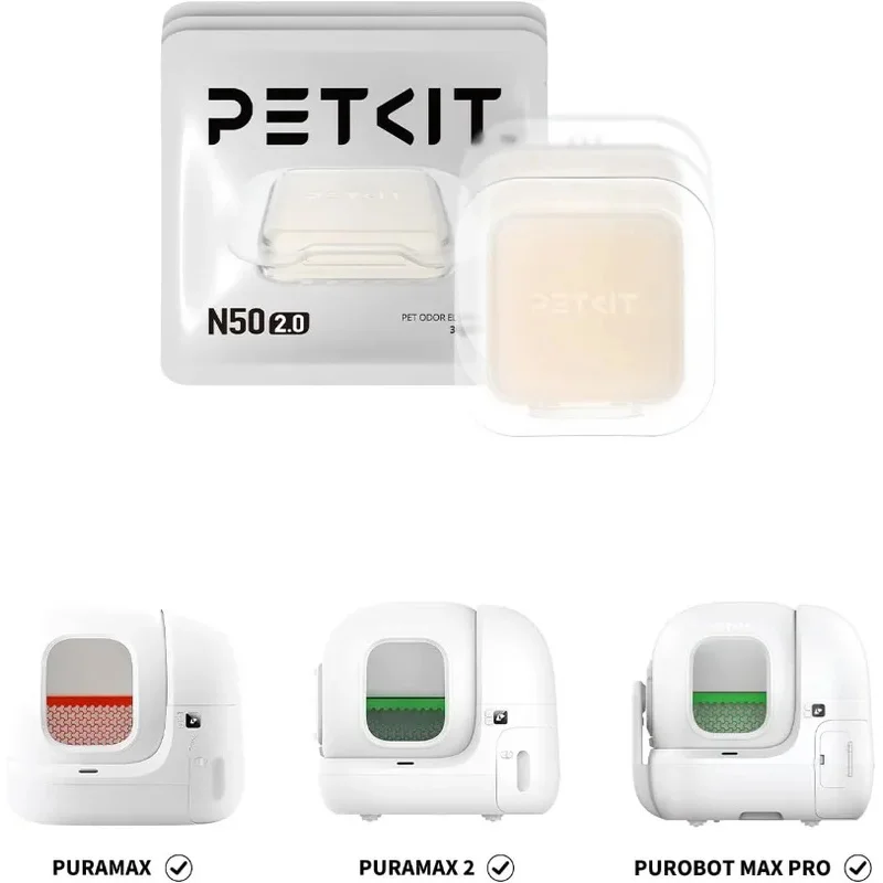 PETKIT N50 Second Deodorant Cubes Generation for PURA MAX Cat Litter Box Automatic Pet Supplies 1005012365875780