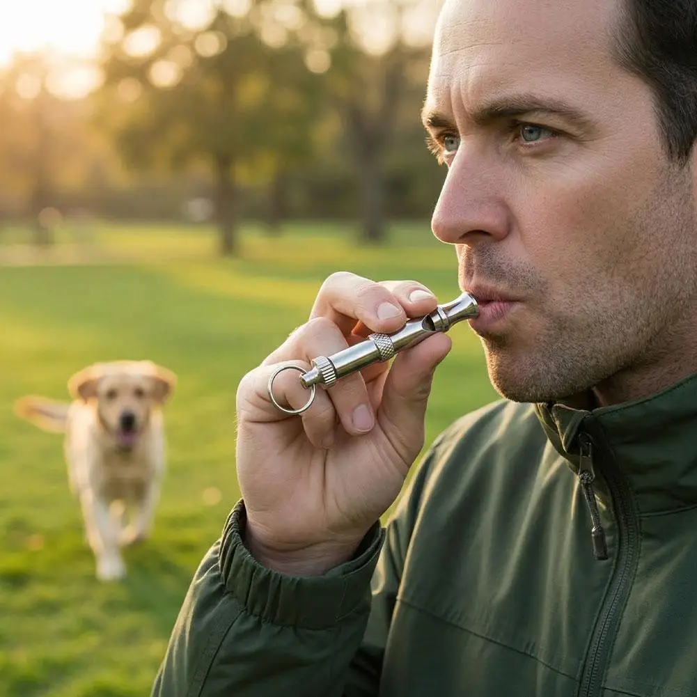 Dog Training Whistle Stop Barking Device Ultrasonic Training Flute Dog Behavior Training Aid Tool 1005012367743087