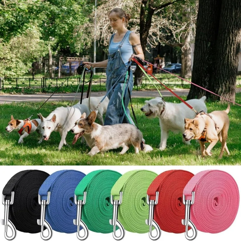 Universal Long Distance Dog Training Leash Firm Nylon Traction Lanyard Anti Bite Comfort Grip 1005012368611848