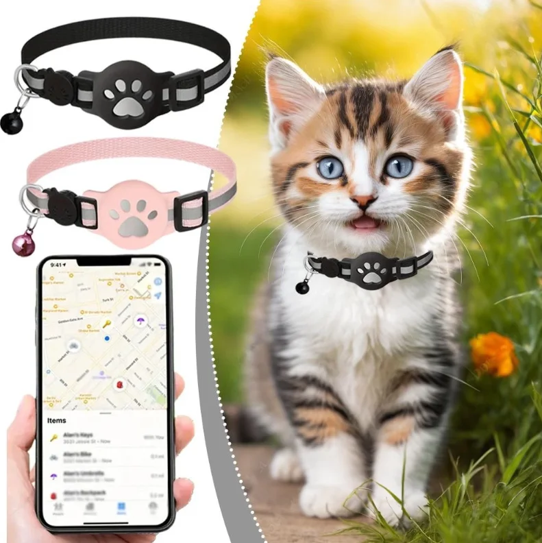 Pet Tracking GPS Positioning Collar Accurate Positioning Night Reflective Adjustable Collar Phone 1005012373158555