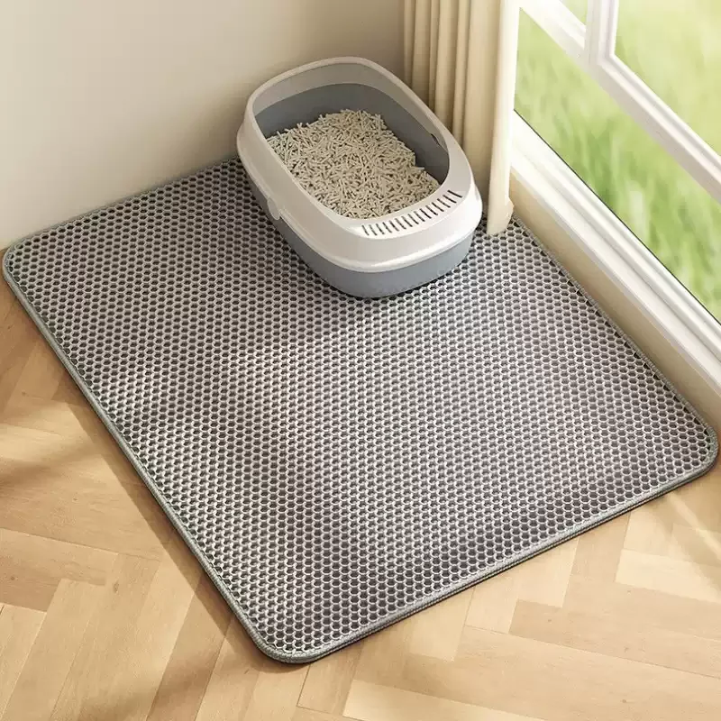Pet Cat Litter Mat Waterproof Double Layer Trapping Pet Litter Box Mat Clean Pad 1005012374914762