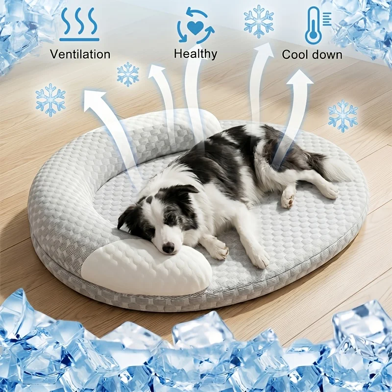 Orthopedic Summer Breathable Cooling Dog Bed Soft Washable Multiple Sizes for Cats and Dogs (1 PCS) 1005012375637888
