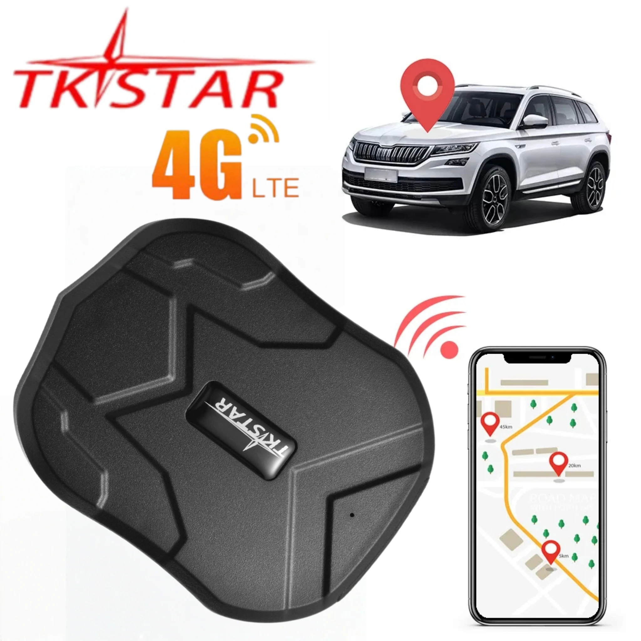 4G GPS Locator TKSTAR TK905 Tracking Device GPS Tracker Car 5000mAh Magnetic Real Time Anti (2G) 1005012375953844