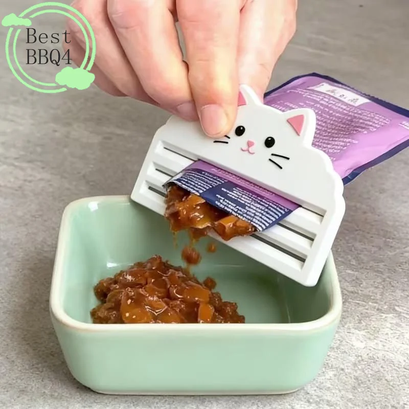 BBQ4 Cat Food Squeezer, Efficiently Extracts Food From Bags, Maximizes Leftovers 1005012376203272