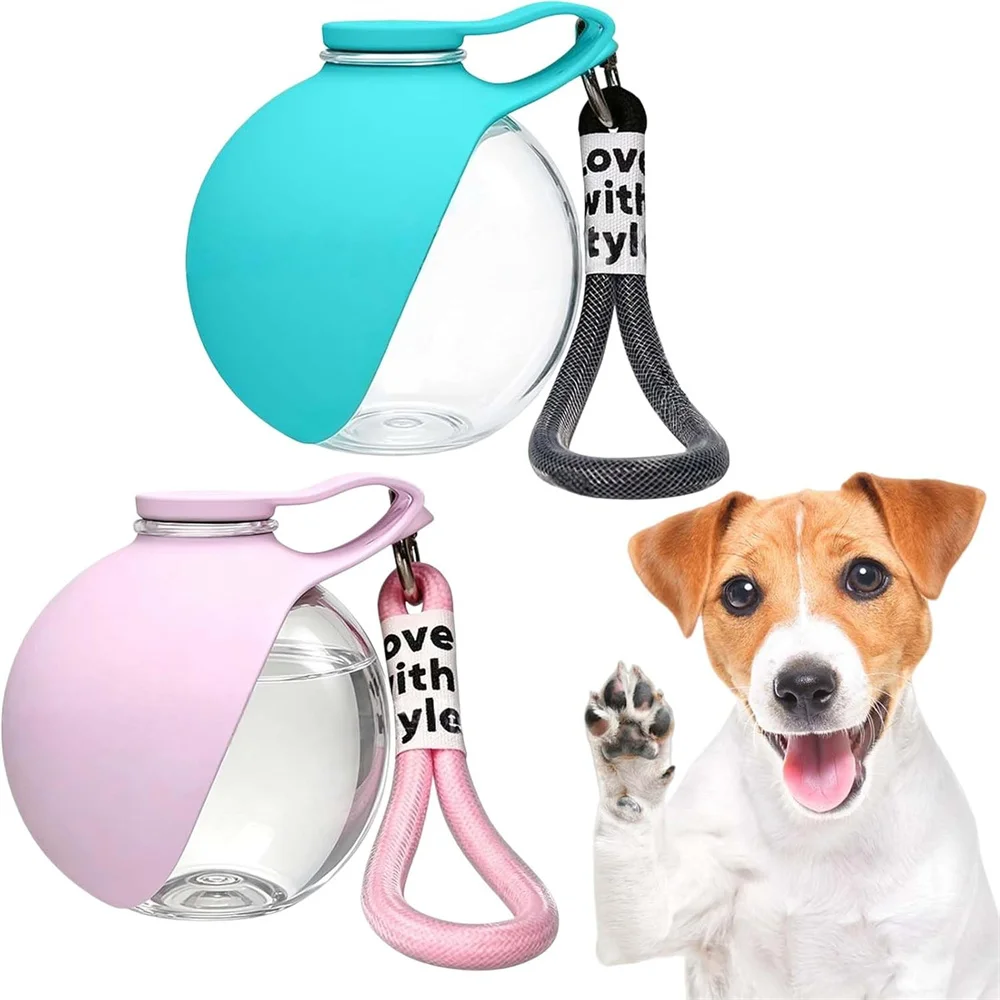 Portable Pet Water Bottle, Leak-Proof Travel Water Dispenser with Bowl 1005012379860569