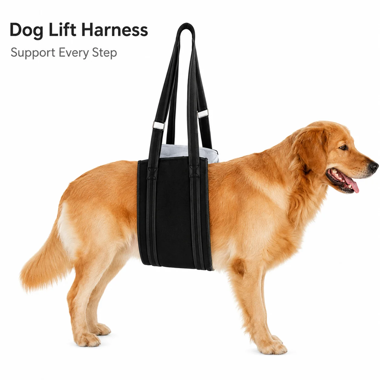 Dog Lift Harness Support Sling for Senior Injured Dogs, Pet Walking Aid Belt with Wide Belly Support 1005012381804232
