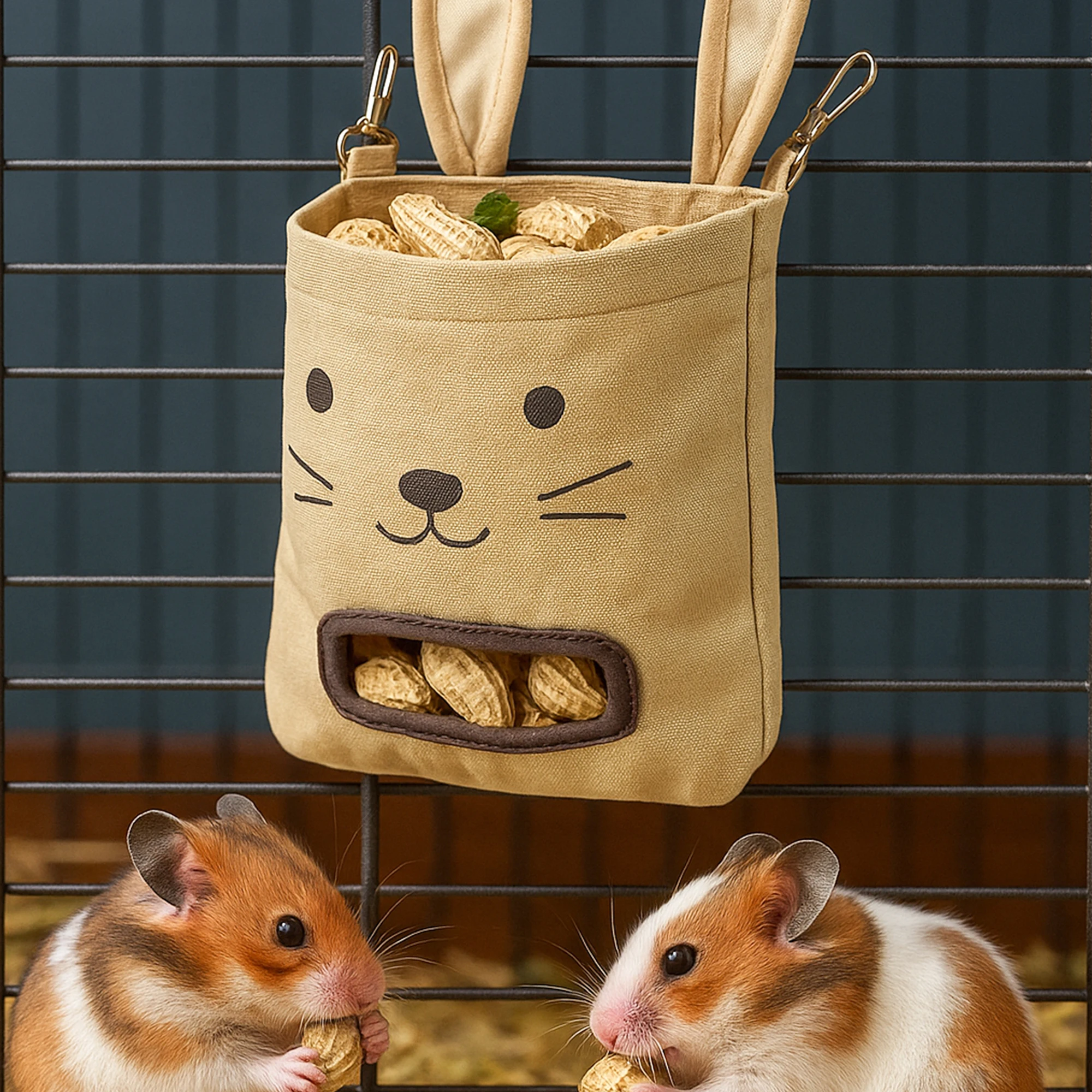 Rabbit Hay Bags Anti-Tear Protection Anti-Dampness Feeder Rabbit Feeder Washable Large Capacity 1005012384191764