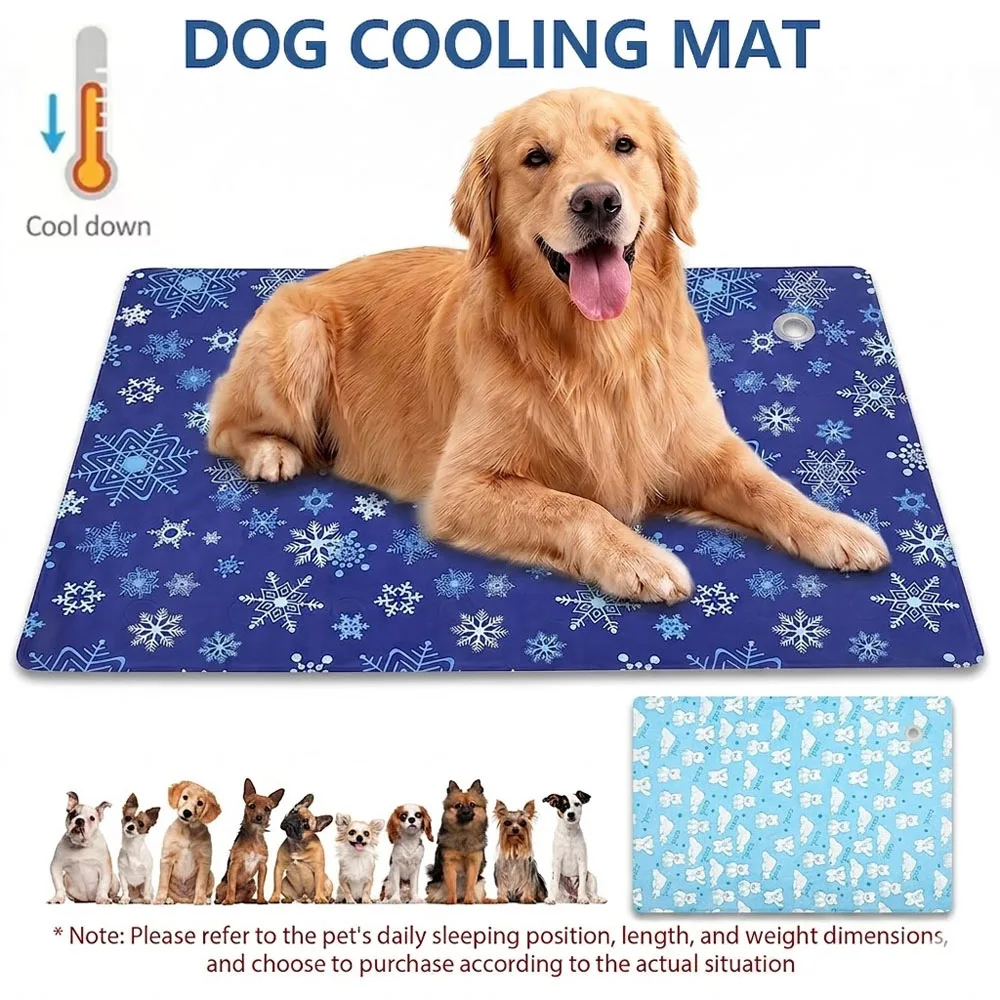 Dog Cooling Mat PVC Pet Waterproof Summer Cushion Cat Ice Pad Blanket Reusable Dog Cold Bed Pet 1005012385189483
