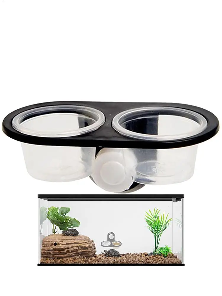 Reptile Tank Accessories Insect Spider Ants Nest Snake Gecko Food Water Feeding Bowl Terrarium 1005012386022539