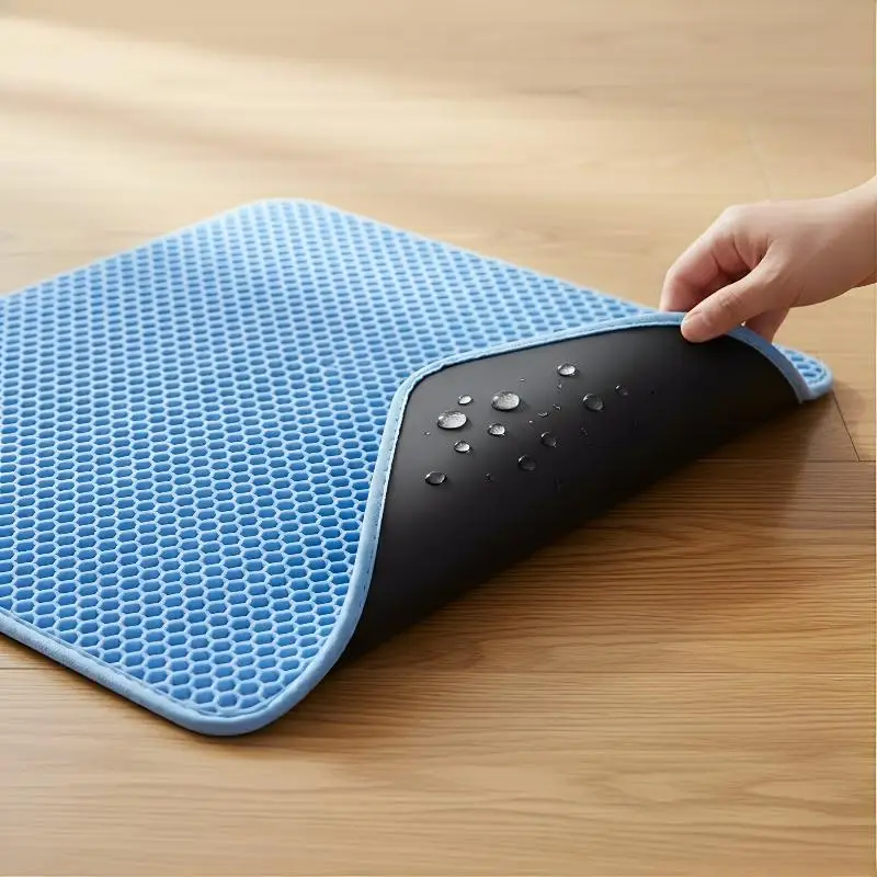 Heavy Duty Waterproof Cat Litter Mat 2 Layer Design Washable Non Slip Floor Protector for Home 1005012387325352