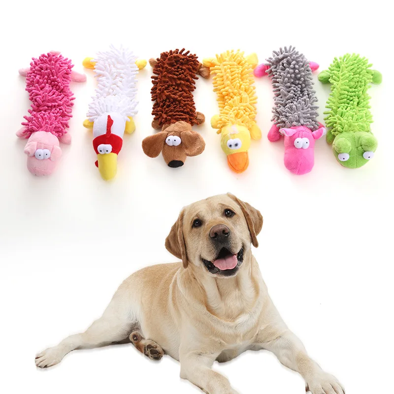 25cm Durable Pet Dog Plush Toy Animal Shape with Squeaky for Small Dogs Chihuahua Yorkshire (1Pcs) 1005012388412604