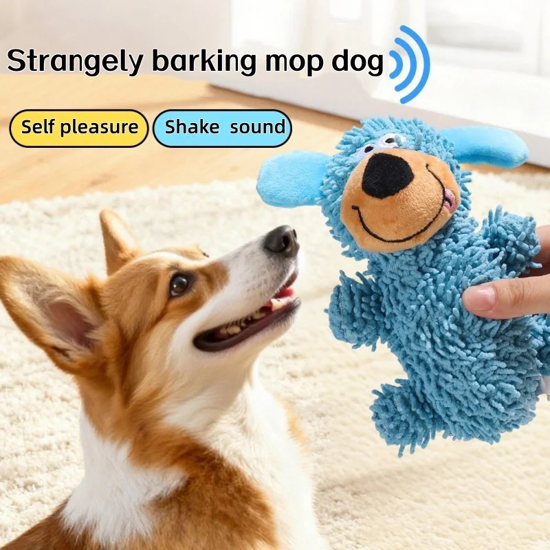 Cartoon Cute Pet Dog Toy Teeth Grinding Interactive Chewing Plush Squeezing to Relieve Anxiety 1005012389294818