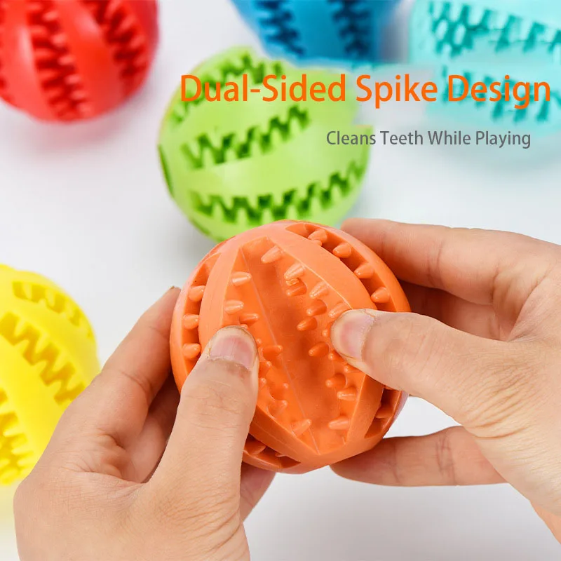 Dog Treat Toy Ball Tooth Cleaning Interactive Toys Dispensing Dental Care Cognitive Chew 1005012389861233