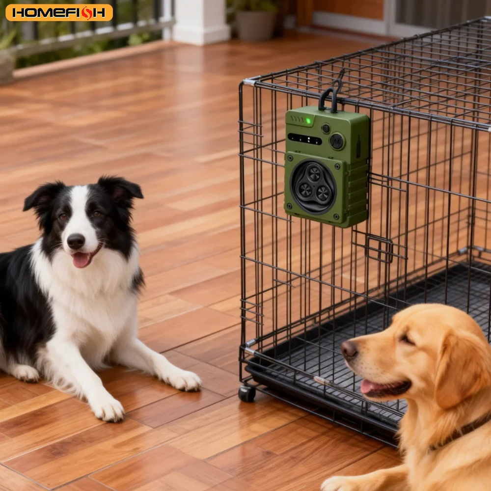 Anti-Bark Automatic Ultrasonic Dog Repeller – Rechargeable High-Power Indoor/Outdoor Dog Bark 1005012390091114