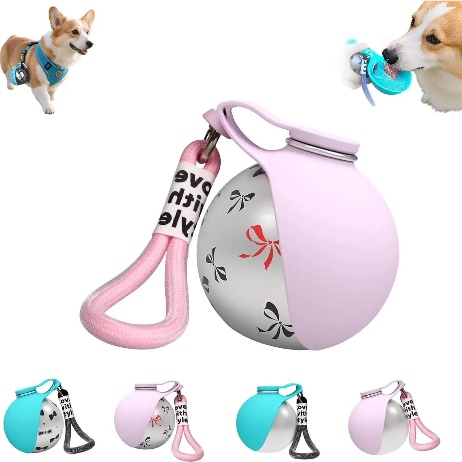 Hot Pet 2-In-1 Portable Dog Water Bottle for Small Dogs 1005012393830450
