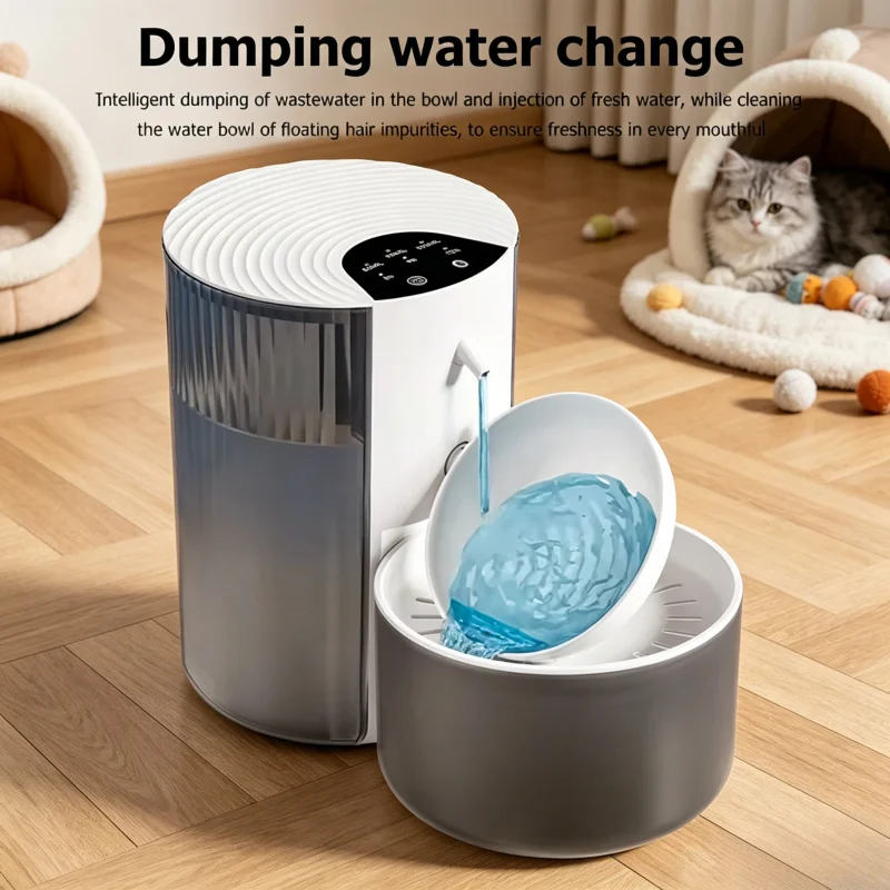 Smart Pet Water Dispenser, Clean & Dirty Separation Dumping Type 1005012397177689