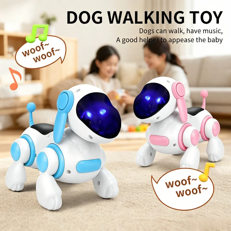 Smart Interactive Robotic Dog Toy with Simulated Walking 1005012397544960