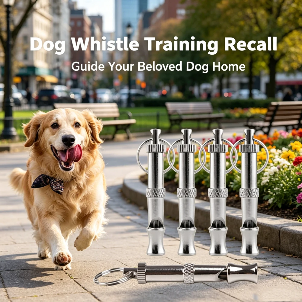 Ultrasonic Dog Training Whistle Stop Barking Puppy Behavior Control Keychain Pet Supplies 1005012398443417