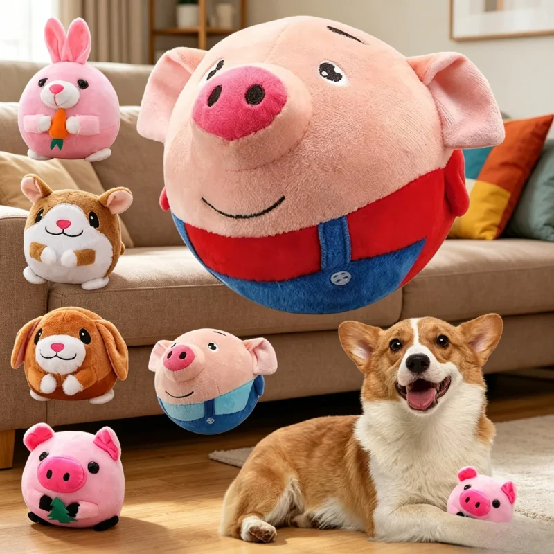 Plush Automatic Bouncing Dog Toy 1005012400806727