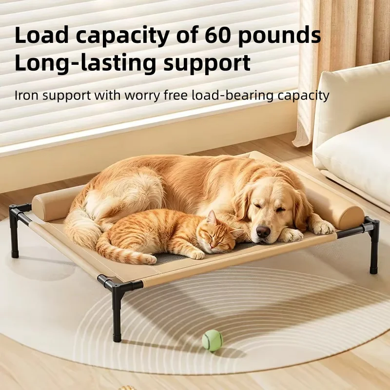 Elevated Raised Mesh Pet Bed Medium Large Dog Cat Sofa Bed Off-The-Ground Moisture-Proof Breathable 1005012401994265