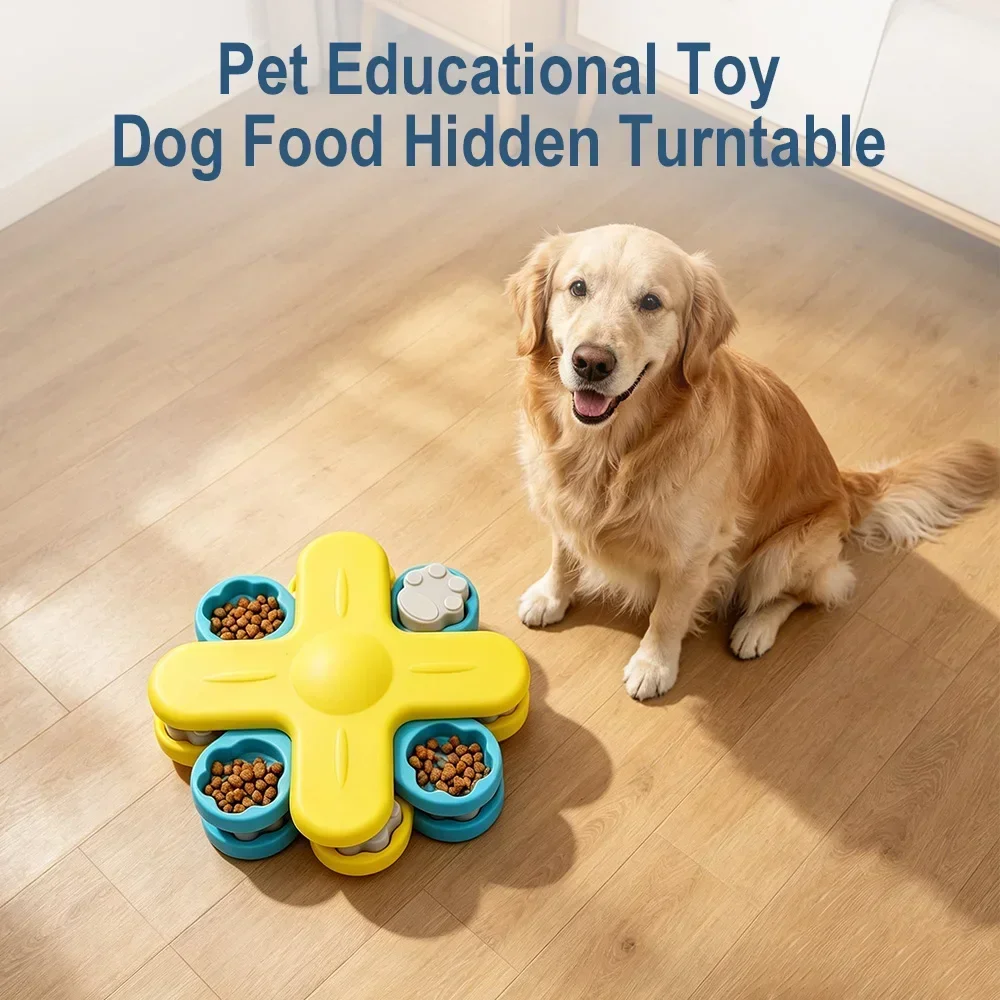 Dog Puzzle Toy Slow Feeder Interactive Treat Dispenser Pet Training Game Toy for Dogs Cats Self 1005012402086190