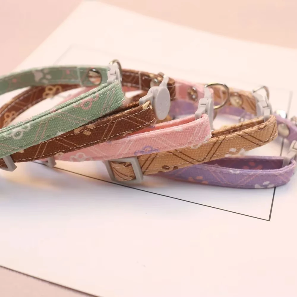 Cute Neck Pet Collar with Bell for Small Dogs Puppy Kitten Stuff Things Accessories Adjustable 1005012403714671