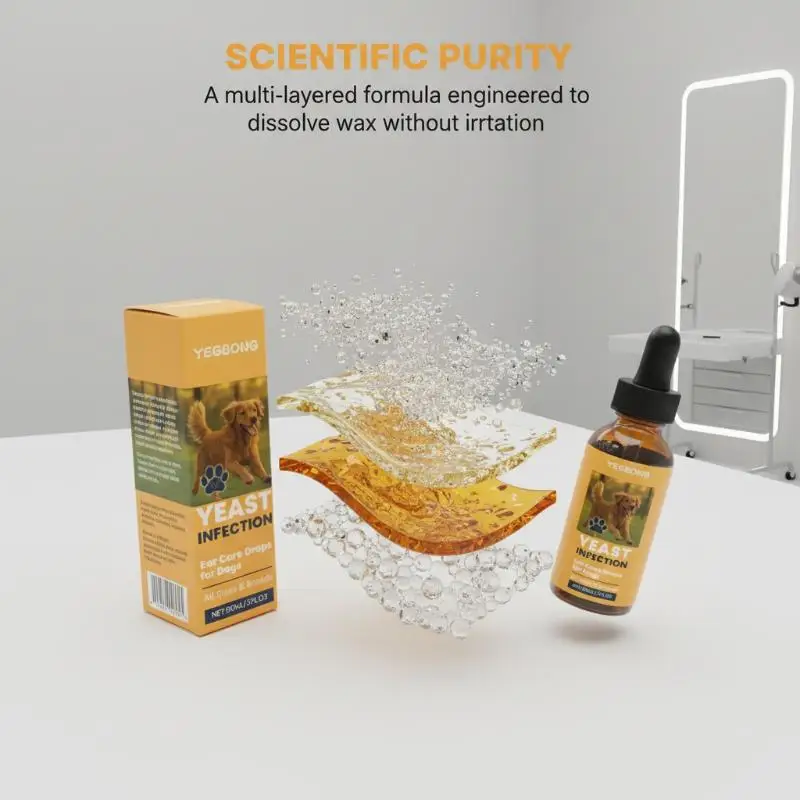 Pet Ear Cleaning Solution Removes Wax Dirt Quickly Relieves Itching Eliminates Odor Gentle Formula 1005012404614632