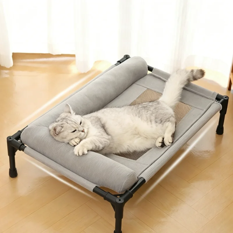 Summer Pet Bed Raised Mesh Breathable Sofa for Cats and Dogs with Removable Washable Pillow 1005012404933841