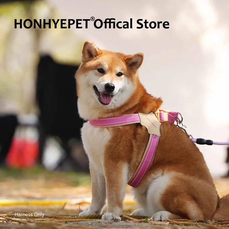 Honhyepet Y-Shaped Dog Harness Soft No Pull Pet Vest Small Medium Large Walking Outdoor Adjustable 1005012406600132