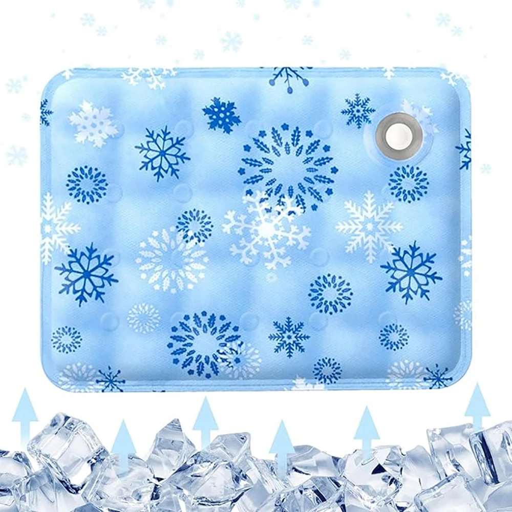 Pet Cooling Dog Mat for Cat Ice Gel Self Added Water Dog Cold Bed Mat Portable Durable Pet Ice 1005012409993247